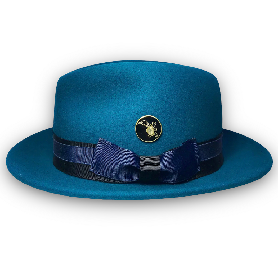 THE FLAMEKEEPERS HAT CLUB DEEP BLUE SEA FEDORA — FlameKeepers Hat Club